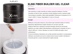 XLINK FIBER BUILDER GEL CLEAR 25 GRAMMI